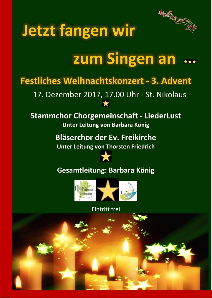 2017 17 12 Weihnachtskonzert PLAKAT